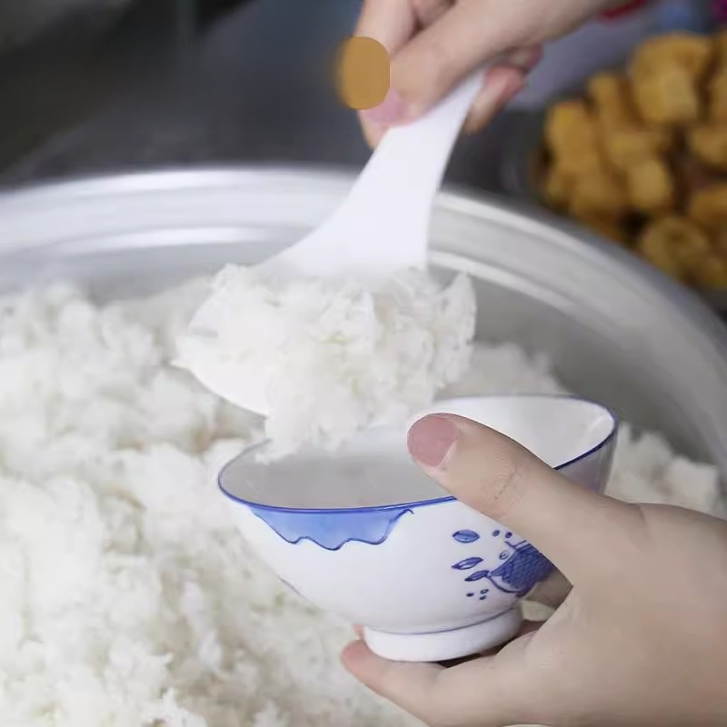 Non-Stick Rice Spoon Rice Spoon Soup Spoon Large Porridge Spoon Rice Spoon Porridge Spoon Rice Cooker Plastic Rice Rice Spoon Bamboo