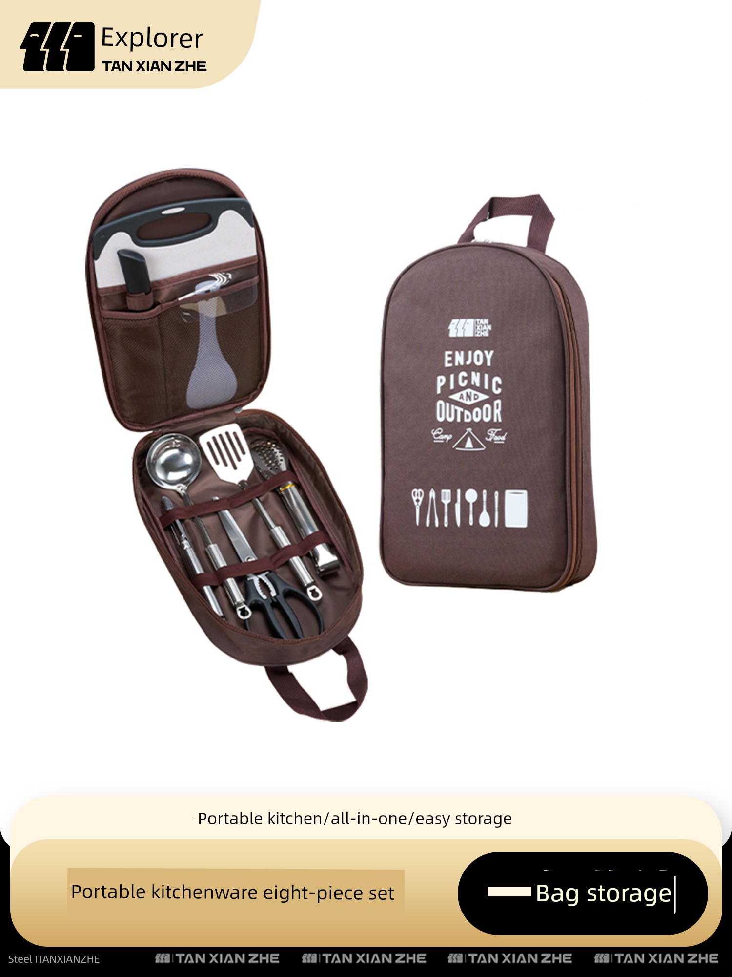 Tool Camping Equipment Supplies Cosmetics Bag Picnic Outdoor