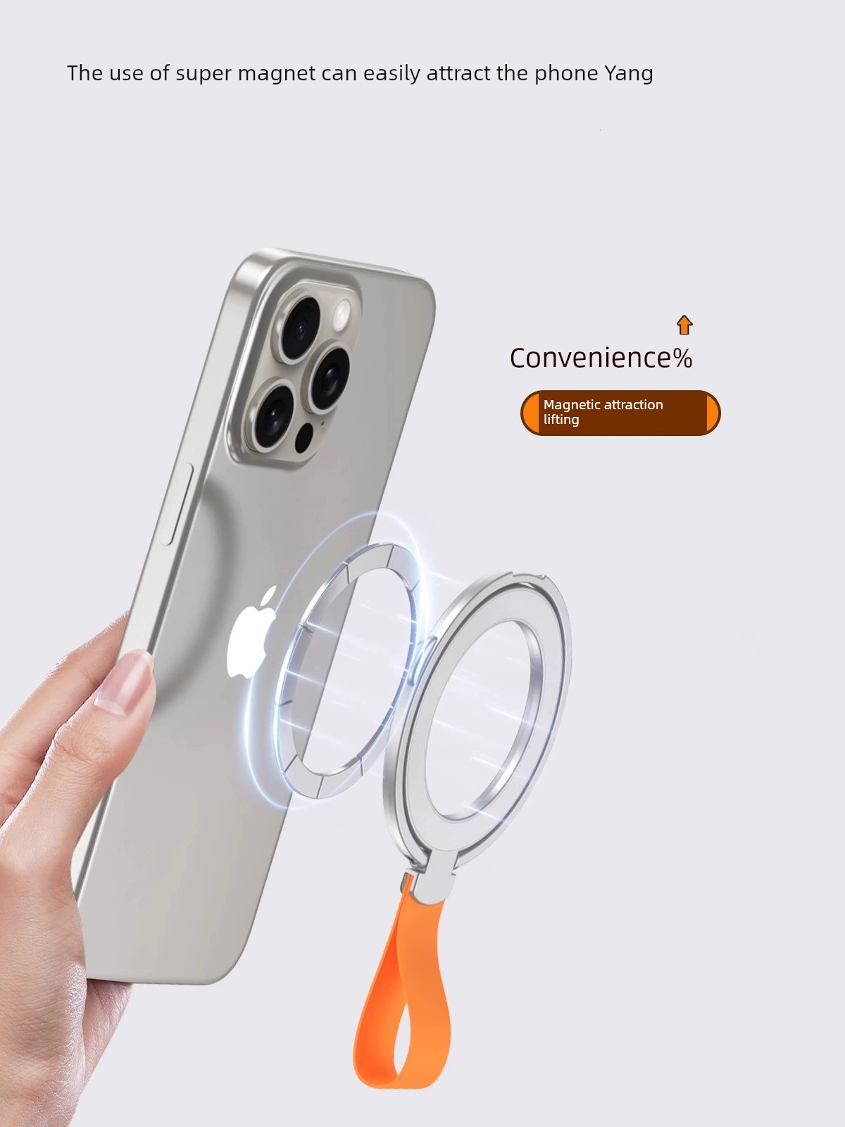 Apple Bracelet Rotate Charging Car Metal Magnetic