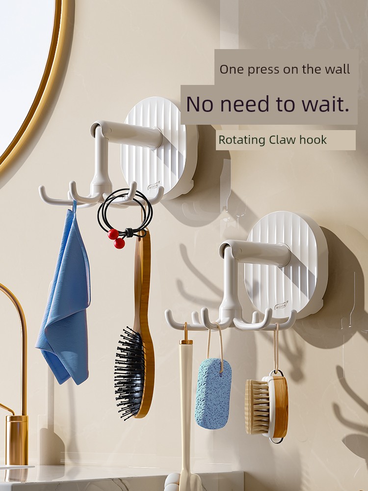 Taili Punch-Free Home Key Rotate Suction Cup Hook