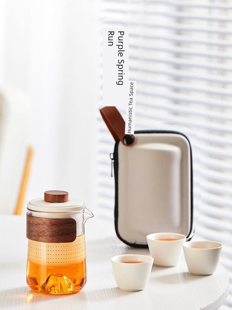 Jojo's L. PD · Ziquan Jian · Outdoor Portable Tea Set Porcelain Minimalist Teapot Suit | Shanyu