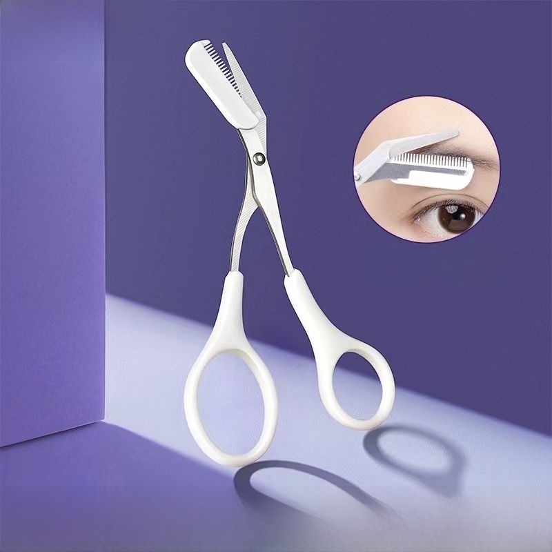 Beginner Eye-Brow Knife Tool Suit Beauty Scissors Comb