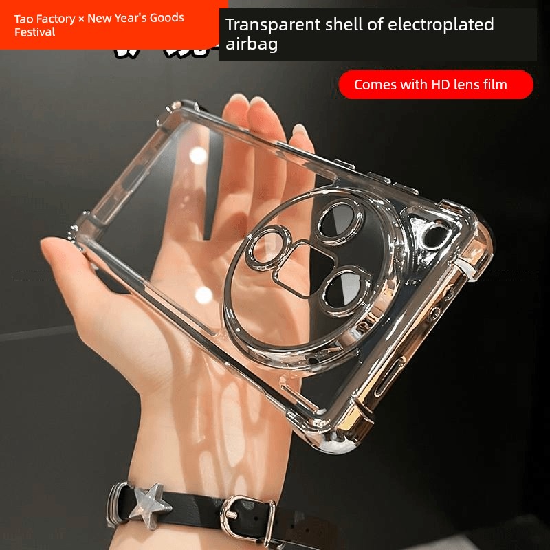 Minimalist Oppo Electroplating Airbag Protective Cover Phone Case