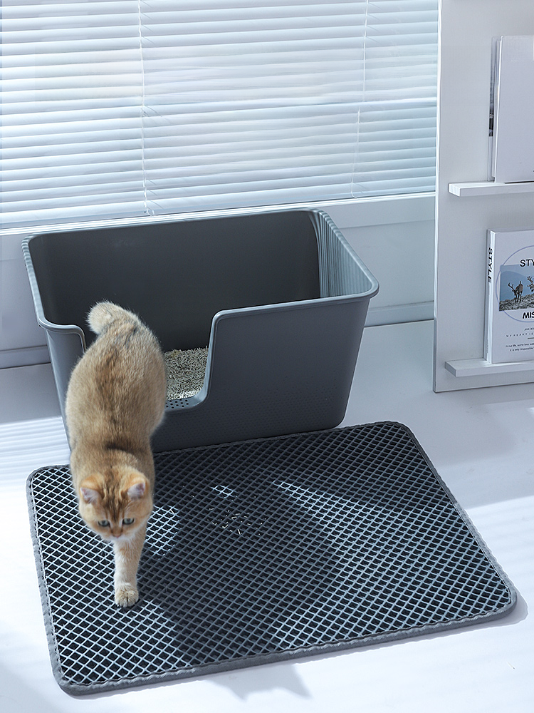 Oversized Double-Layer Splash-Proof Pet Cat Litter Mat