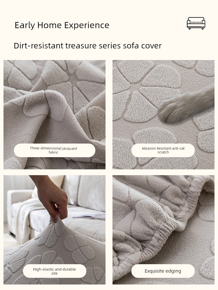 Sofa Cover All-Inclusive Universal Cover Anti-Scratching 2025 New Arrival Autumn and Winter All Year Round Neutral Cover Cloth Cushion Non Slip