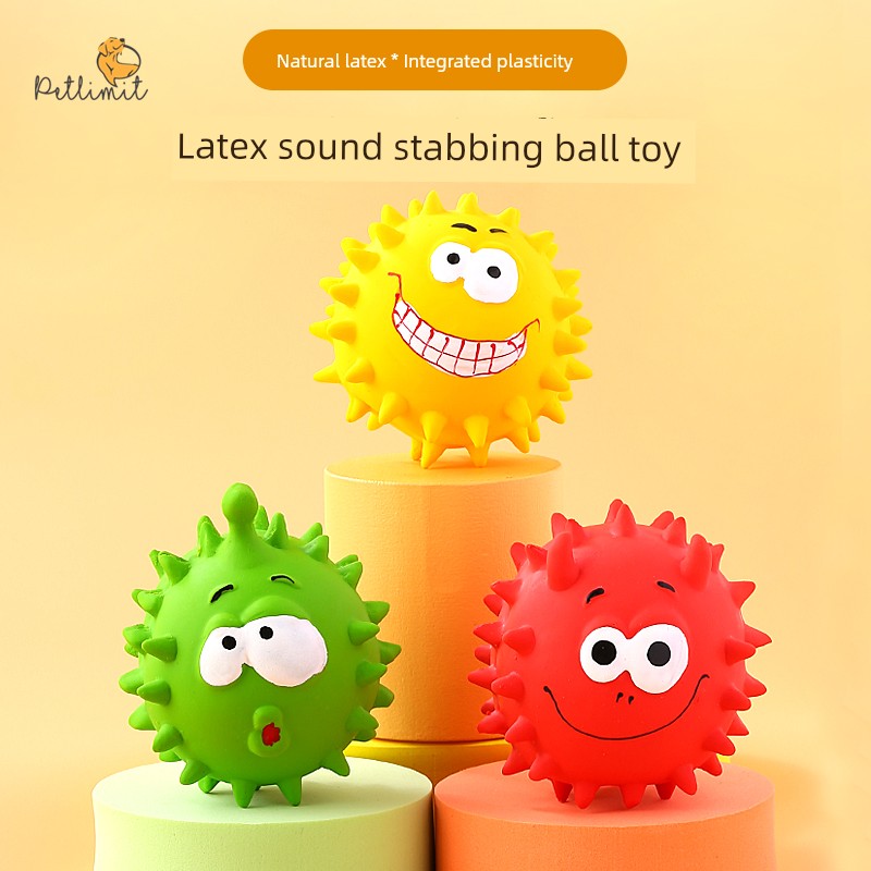 Dog Toy Ball Relieving Stuffy Handy Gadget Bite-Resistant Teddy Puppy Pet Net Red Molar Sound Small Size Dogs Self-Hi Corgi