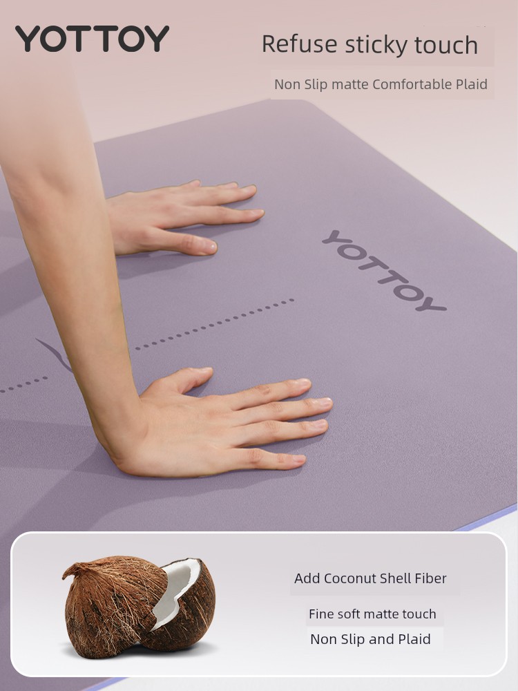 Yottoy Foldable Portable Thin PU Yoga Mat