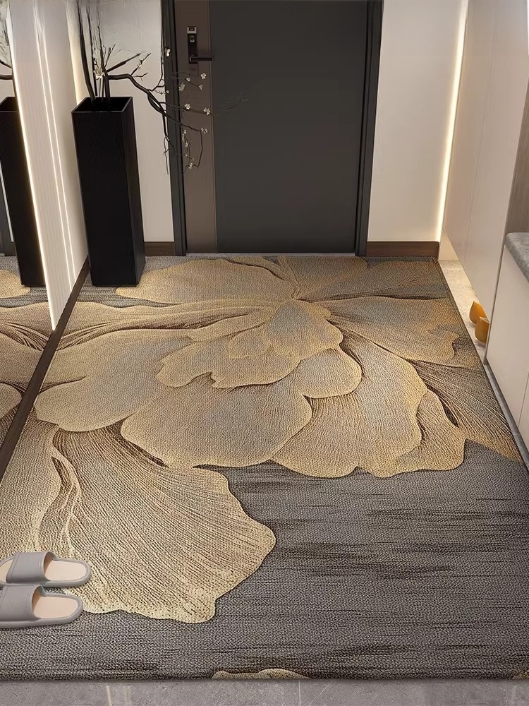 Accessible Luxury For Home Abrasion Resistant Non Slip Living Room Fancy Floor Mat