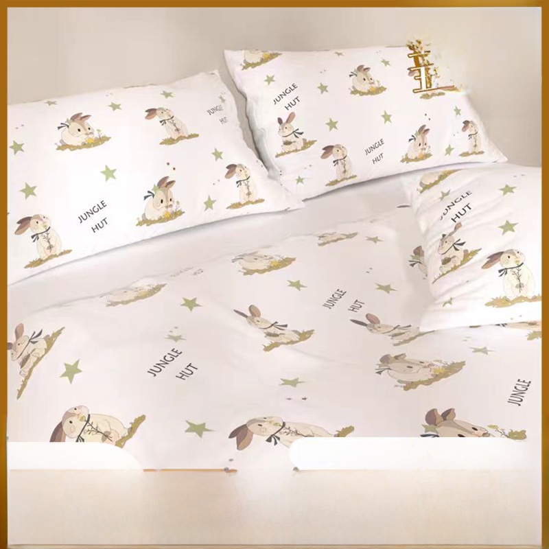 Disposal Bed Sheet Quilt Cover Travel Hotel Dirt-Proof Travel Sterile Thickened Independent Packaging Pillowcase Four Pieces Double