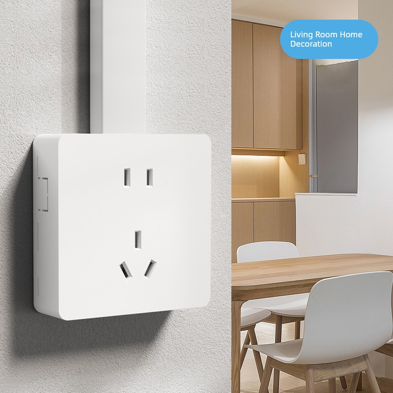 International Electrician Open-Mounted Switch Socket Wall Open Wire Ultra-Thin One-Opening Five-Hole Panel Porous For Home Open-Mounted Socket