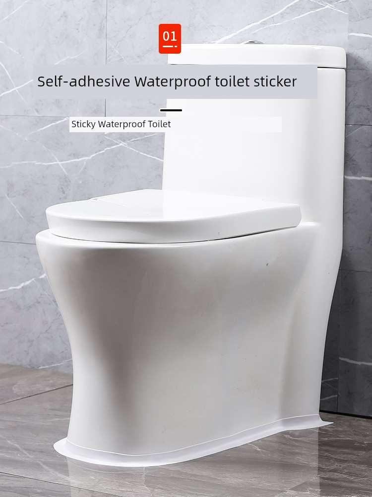 Fissure Sealant Waterproof Paste Edge Strip Toilet Base Sticker Sealed Edge Toilet Toilet Kitchen Ugly Cover