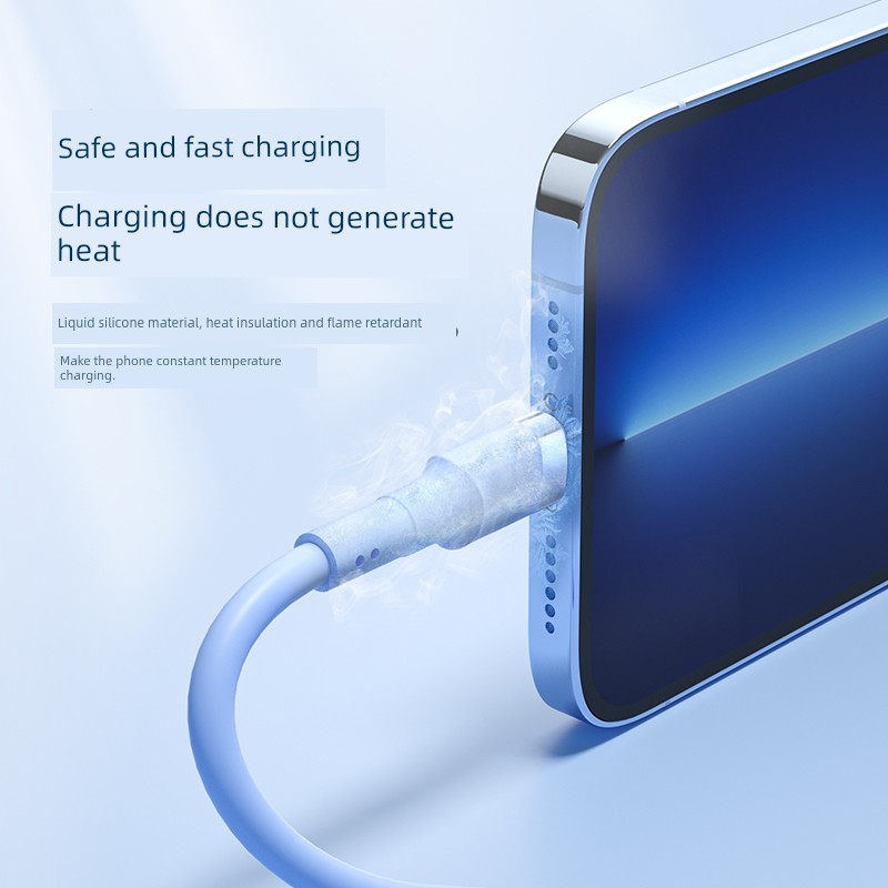 Suitable for Fast Charge Data Cable for Apple 13/14 Mobile Phone Iphone12 Short Pro Charging Cable 11promax Car Genuine Goods Long 8plus Original USB Interface Flash Charging iPad Tablet Punch
