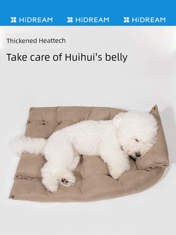 Pet Pad Dog Mat Winter Heattech Small Medium Large Dog Cat Pet Bed Cage Mat Floor Mat Air Conditioning Moisture-Proof