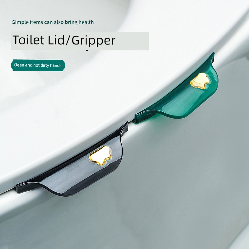 Cloud Toilet Cover Lifter Bathroom Toilet Bowl Handle Lifter Domestic Toilet Flip Handle Cover Handy Gadget