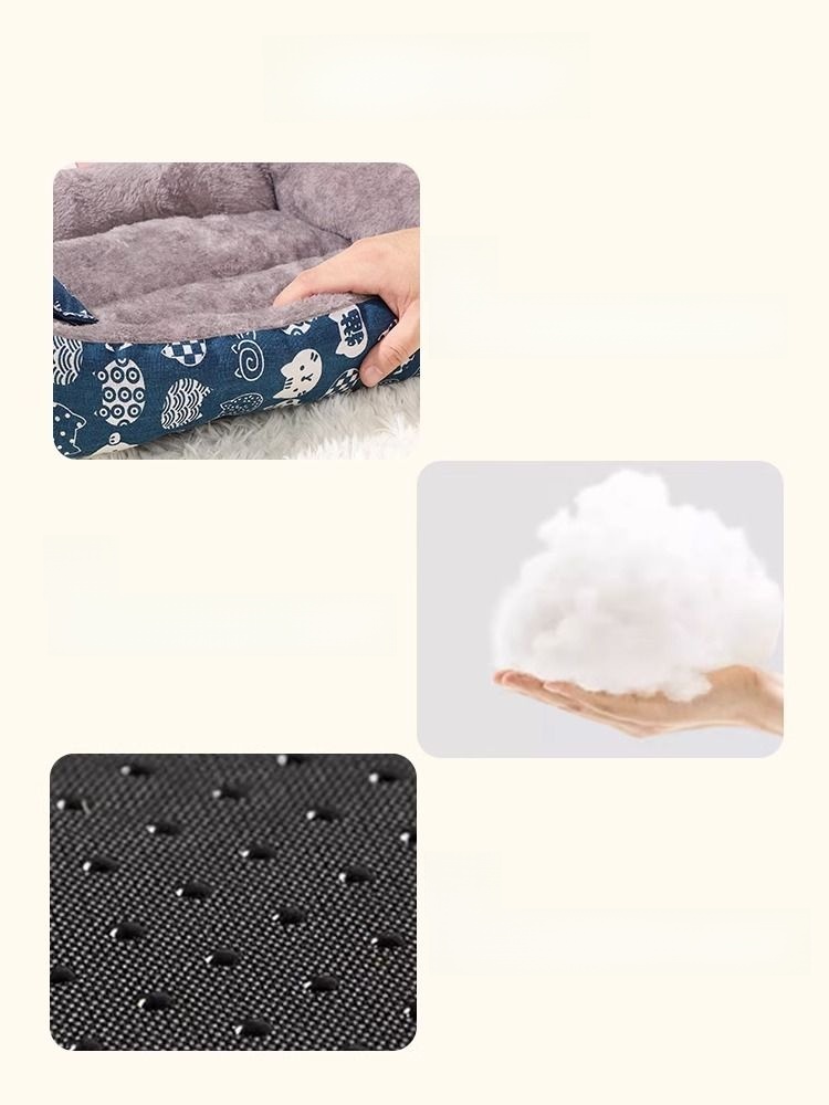 Doghouse Cathouse All Year Round Neutral Small, Medium and Large Dogs Teddy Pet Cushion Mat Winter Heattech Dog Supplies Bed Abrasion Resistant