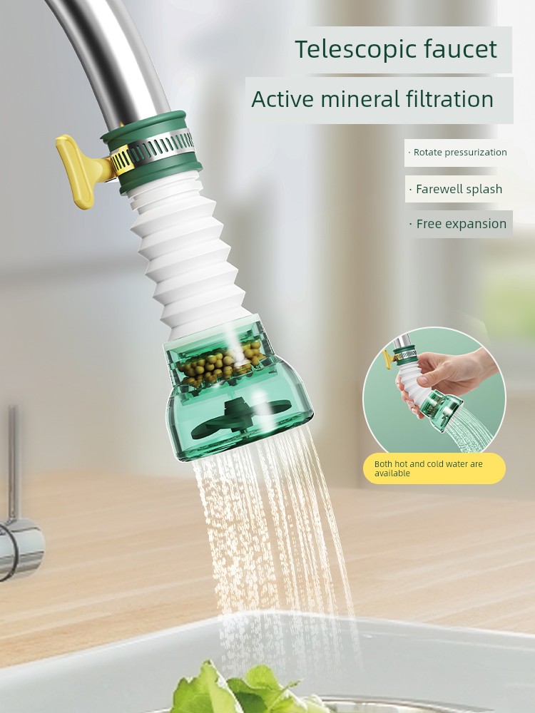 Faucet Splash-Proof Handy Gadget Anti-Splash Head Tap Water Shower Extension Filter Nuzzle Net For Home Kitchen Universal Water Saving