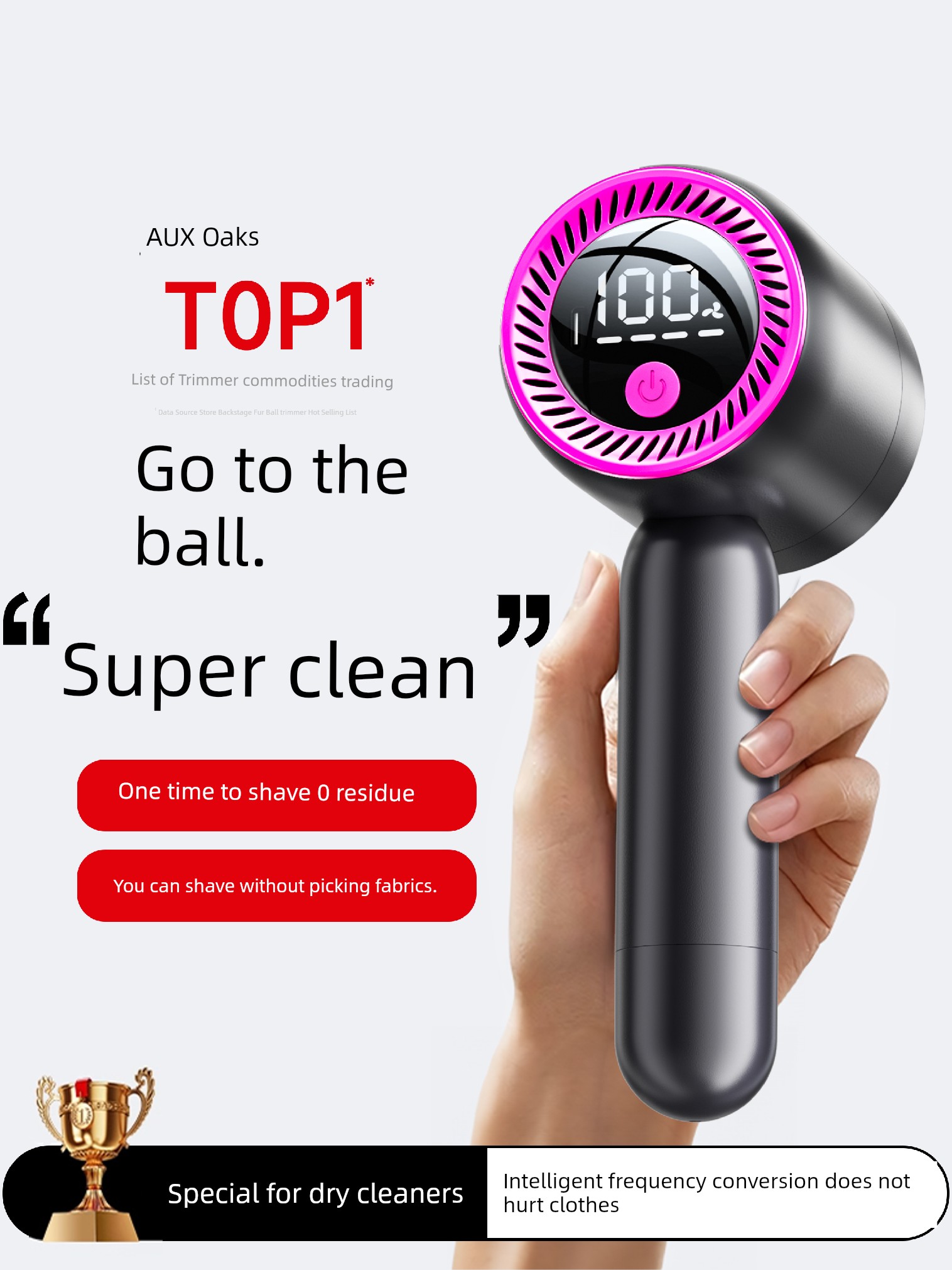 Ox Clothes Fur Ball Trimmer Lady Shaver For Home Does Not Hurt Clothes Sweater Pilling Removal Hair Removal Hair Beating Handy Gadget