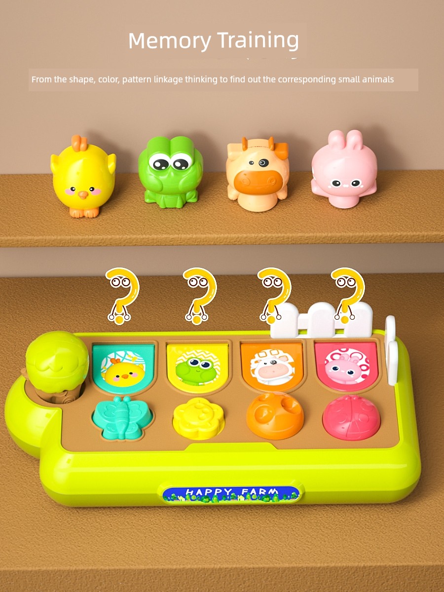 Whac-a-Mole Kids Toy Boy Infant 1 1 1 2 and a Half Years Old 0 Intelligence Early Education 6 Baby Girl 3 Decompression Beating 5