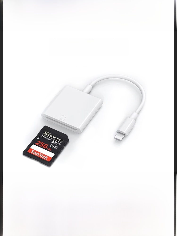Camera Card Reader SD Card Suitable for iPhone Canon Nikon Sony CF Connection TF Memory OTG Wire High-Speed Typec Head Transmission Line iPhone Port CCD All-in-One Ms Universal USB 2
