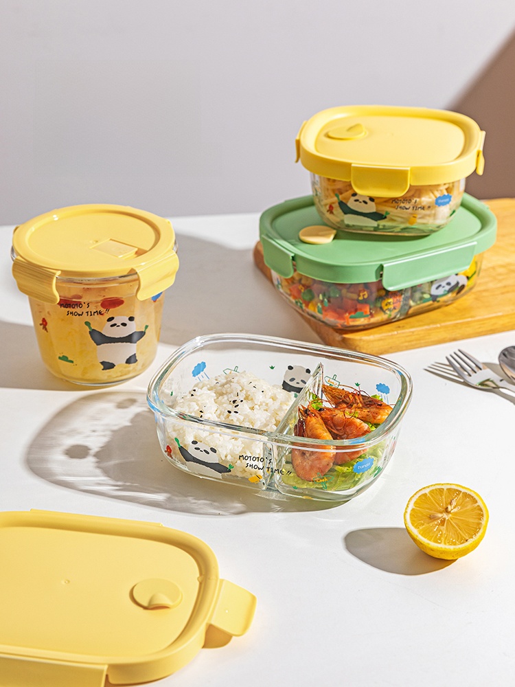 Modern Housewife Mototo Panda Special Glass Lunch Box