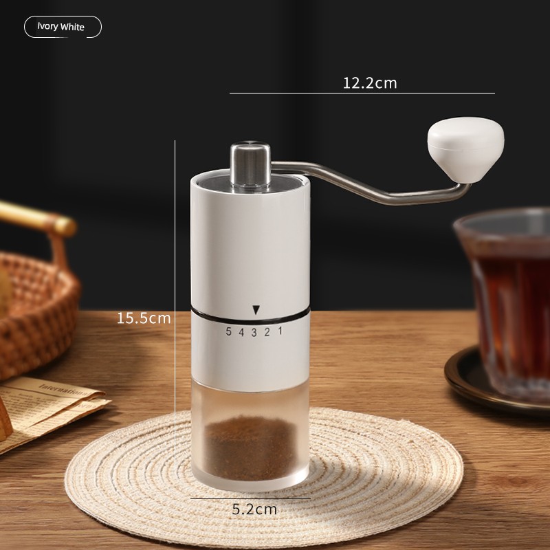 مطحنة يدوية منغديو لحبوب القهوة جهاز طحن يدوي آلة...