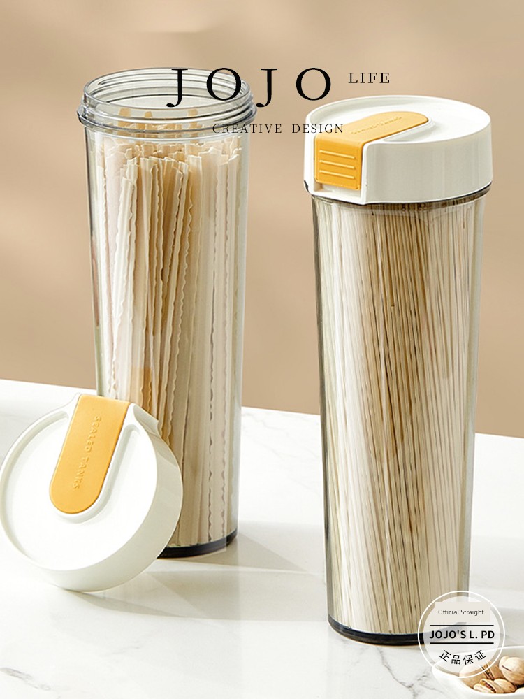 Jojo's L. Pd. Glass. Noodles Storage Box Coarse Grains Noodles Storage Tank Creative Food Grade | Glass Heart