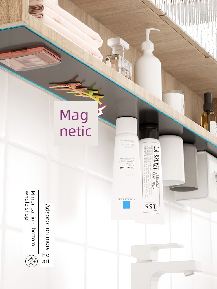3M Magnetic Holder Strong Adhesive Storage Mirror Cabinet