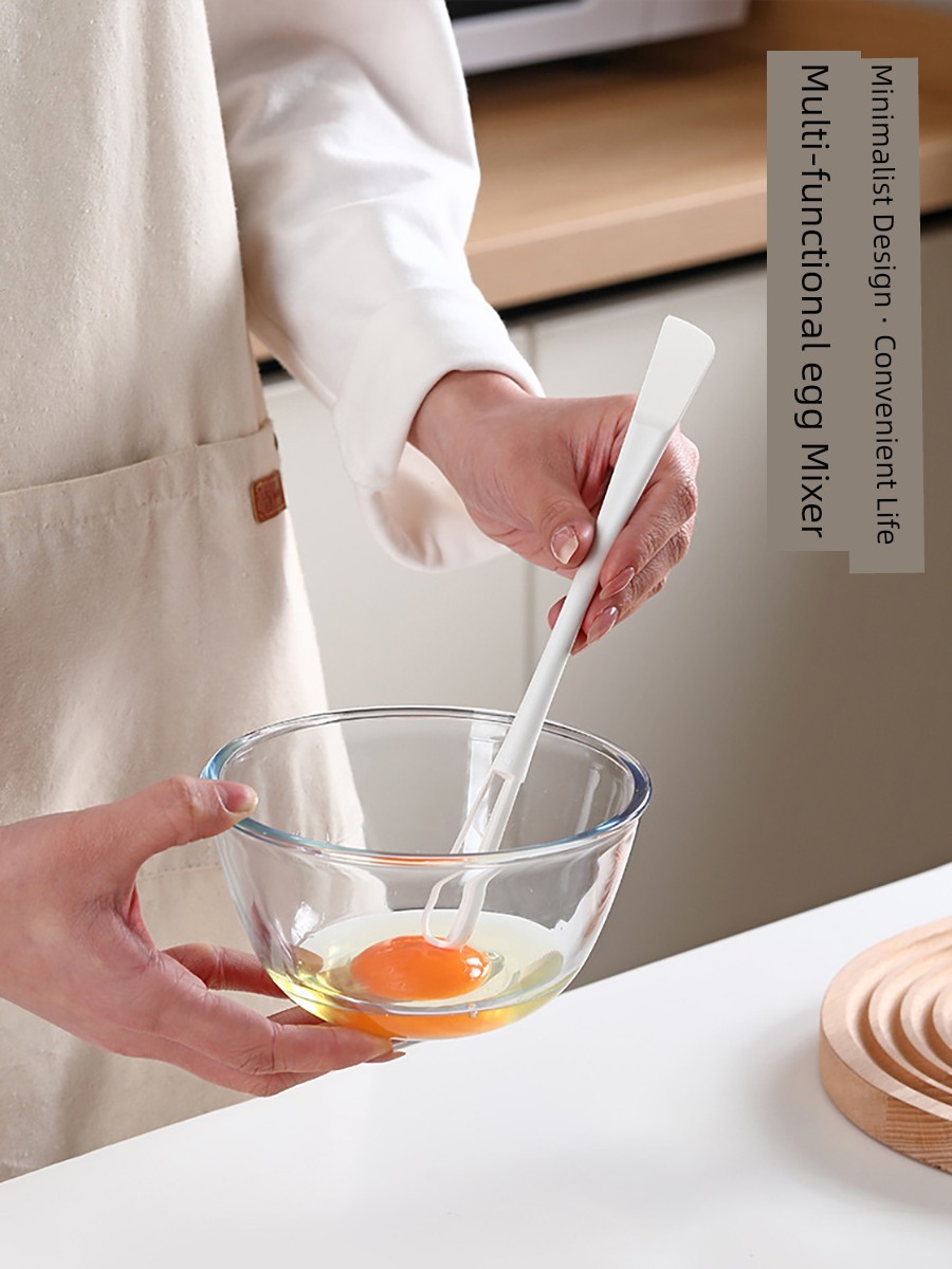 Double-Headed Mixer Home Creative Egg Beater Kitchen Gadgets Cooking Sauce Scraper Liquid Filling Spoon