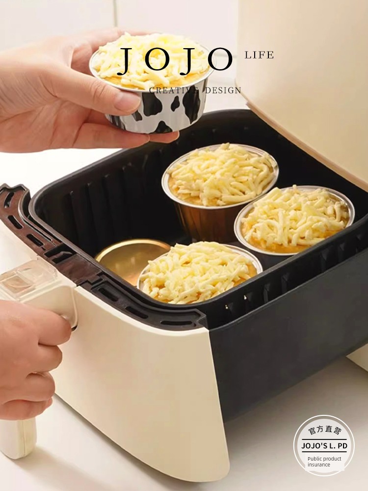 Jojo's L. Pd. Mr. Grocery. Art Exhibition Air Fryer Dedicated Tin Foil Bowl Reusable | Bixi