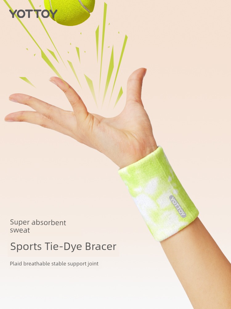 Athletic Wristguards Sprain Tendon Sheath Wrist Strap Badminton Fitness Sheath Female Volleyball Tennis Basketball Sweat-Absorbing Equipment