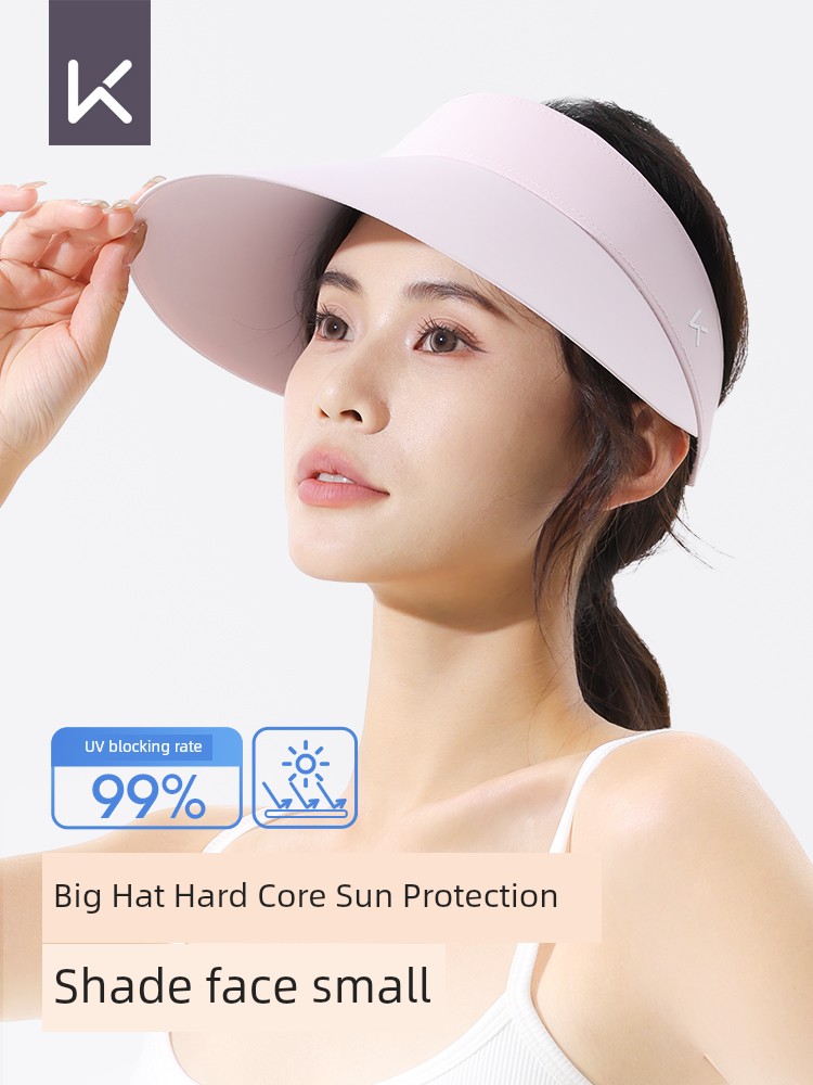 Keep Air Top Sun Protection Hat Women's UV Protection Summer Big Brim Outdoor Full Face Sun Shade Face Small 2025 New Arrival