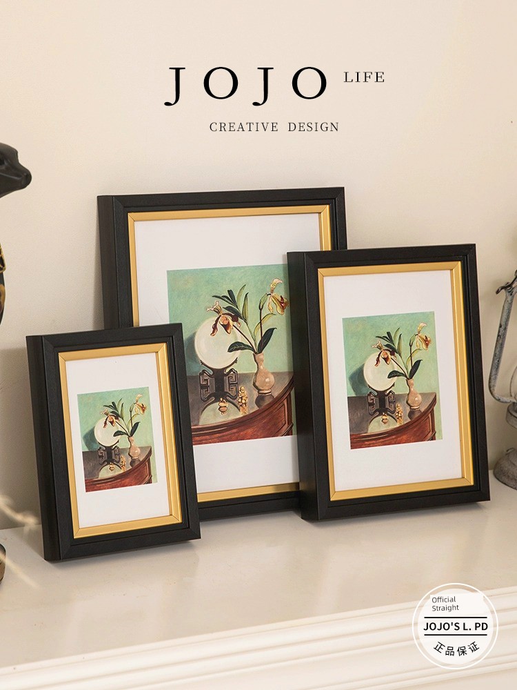 Jojo's L. Pd. Mr. Grocery. Small Photo Frame Table-Top Photo Frame Square 5-Inch 7-Inch License Photo | Tip
