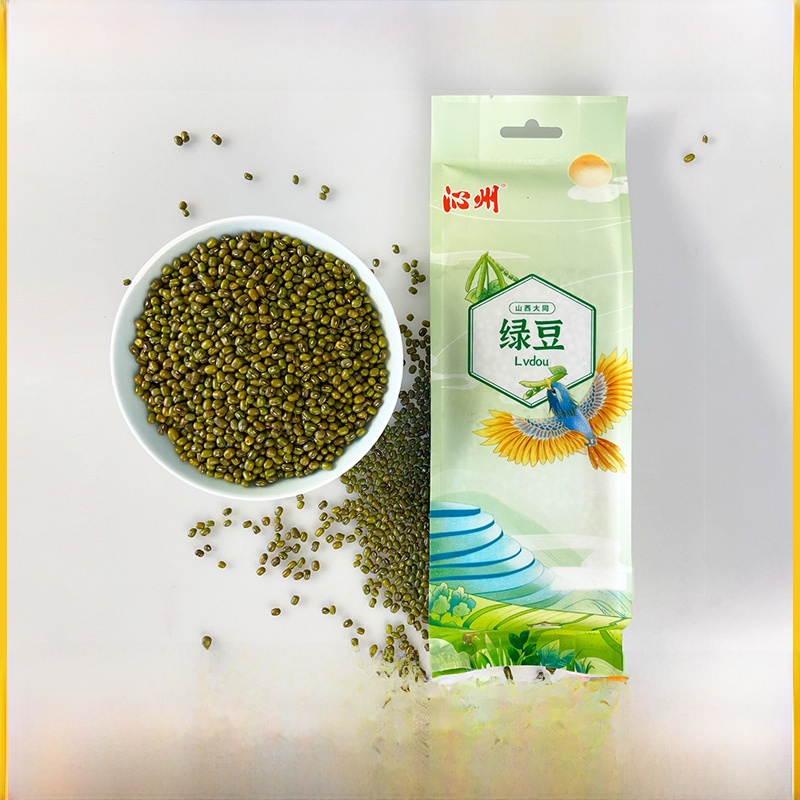 Shanxi Qinzhou Brand Mung Bean New 380G Air Tight Shanxi Datong Mung Bean Cereals