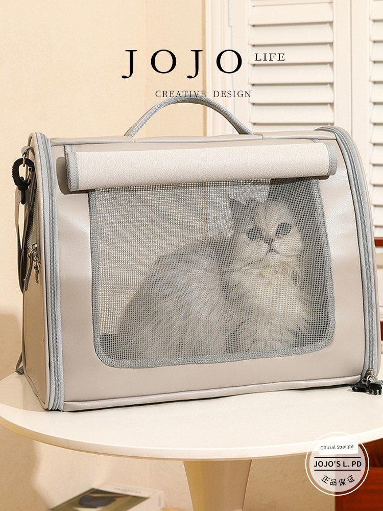 Jojo's L. Pd. Mr. Grocery. Cat Backpack Crossbody Carrying Case Anti-Stress Large Capacity | Yin Flavor