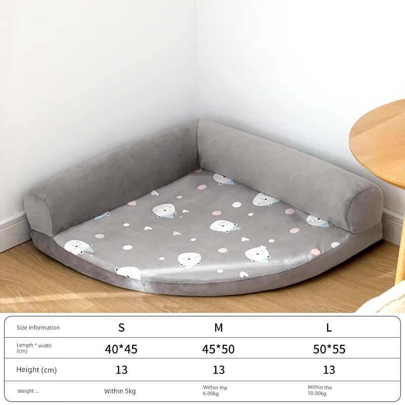 Hippie Dog Cat Mat Sleep Cat Nest All Year Round Neutral Pet Cat for Common Dogs Neutral Mat Soft Plaid Autumn