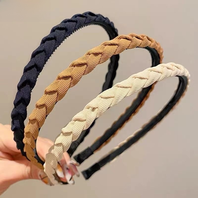 Women's Face Washing Non-Slip Toothed Handmade Hair Band