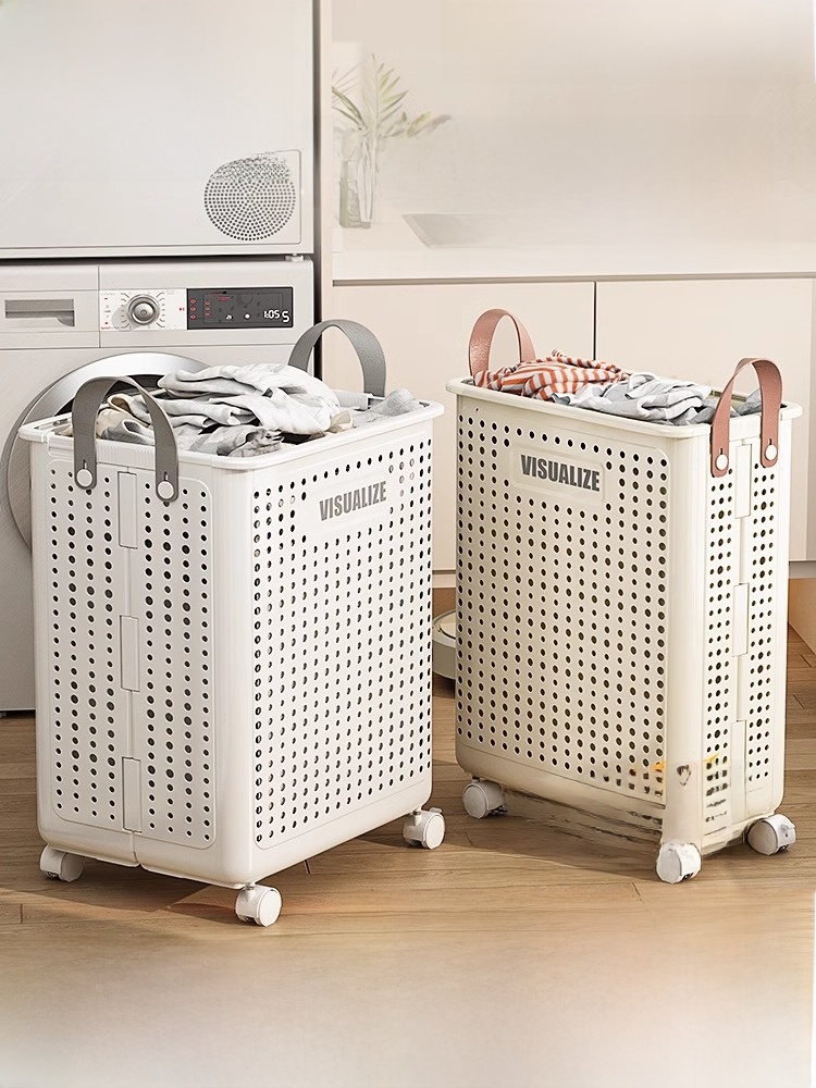Foldable Storage Basket Bathroom Toilet Dirty Clothes Basket