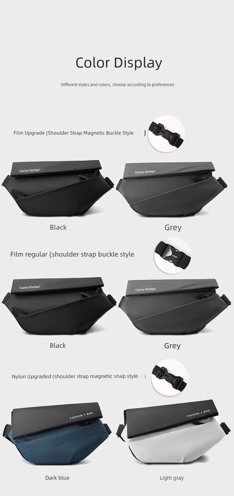 Waterproof Cycling Crossbody Bag - Large Capacity