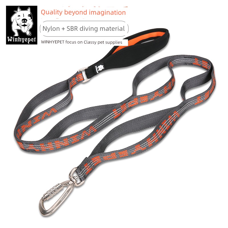 Winhyepet Dog Hand Holding Rope Dog Leash Dog Chain Corgi Pet Supplies Walk the Dog Medium Large Dog