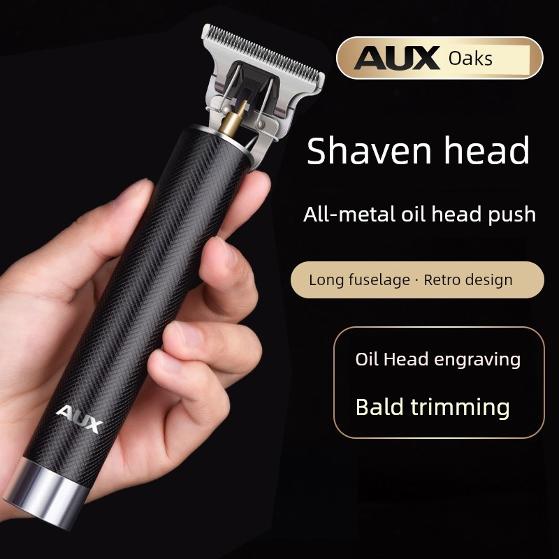Ox Hair Clipper Electric Clipper For Home Bald Head Handy Gadget Oil Head Carving Self-Service Electrical Hair Cutter Shaving Head for Hair Salon