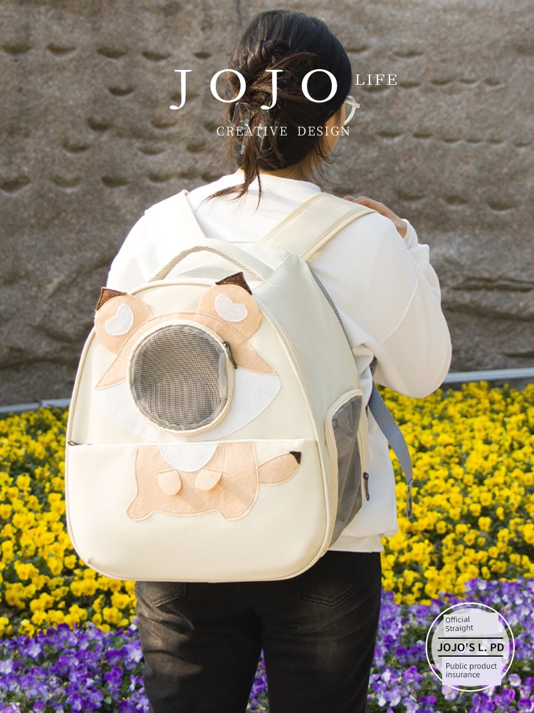 Jojo's L. Pd. Mr. Grocery. New Arrival Cat Bag Shoulder Portable Cat Backpack Pet | Orifice Gap