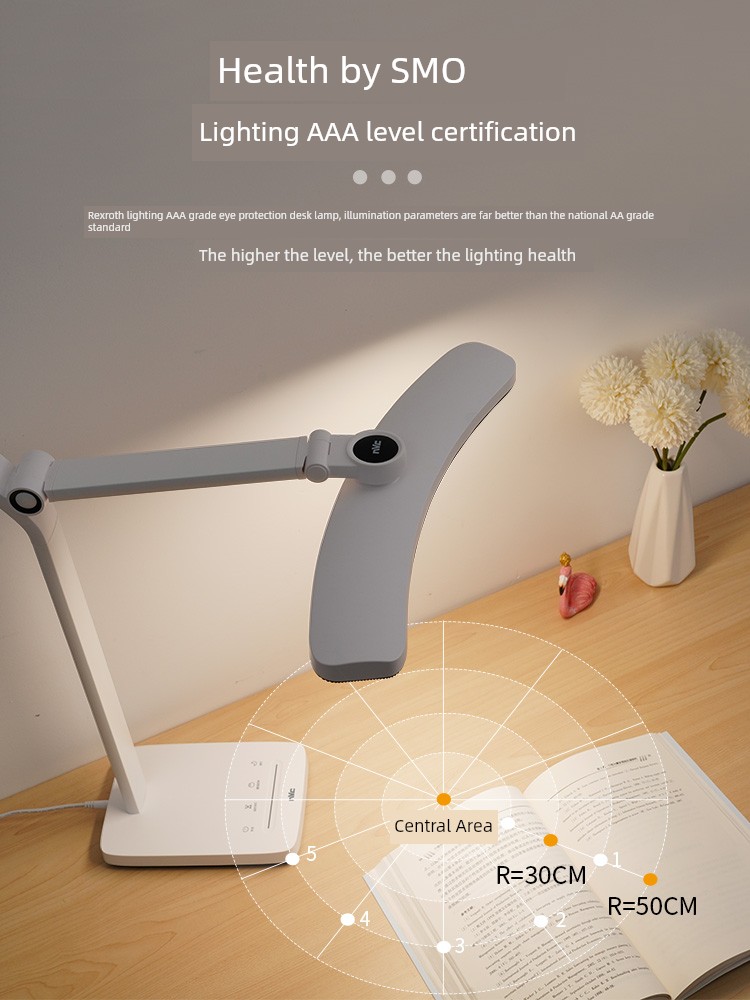 NVC Lighting Kids Student's AA-Level Learning Desk Bedroom Dorm Bedside Led Eye Protection Desk Lamp