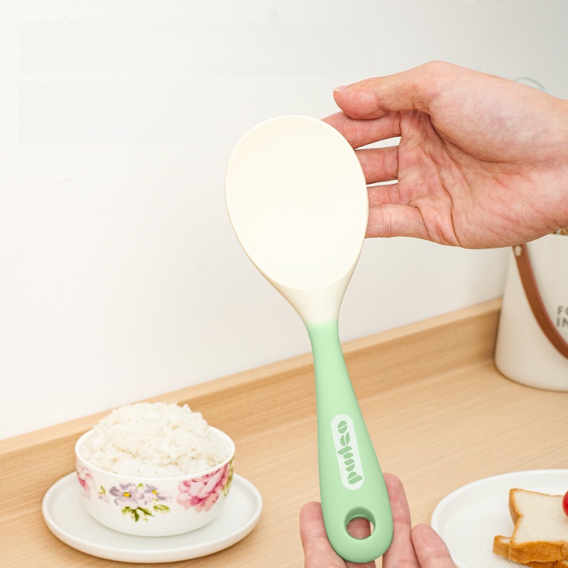 Bayco Silicone Non-Stick Food Grade Increase For Home Meal Spoon