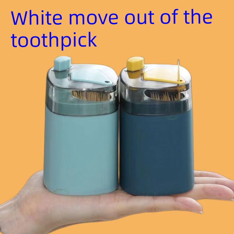 1 Toothpick Box +500 Toothpicks +1 Box Toothpick Storage Set