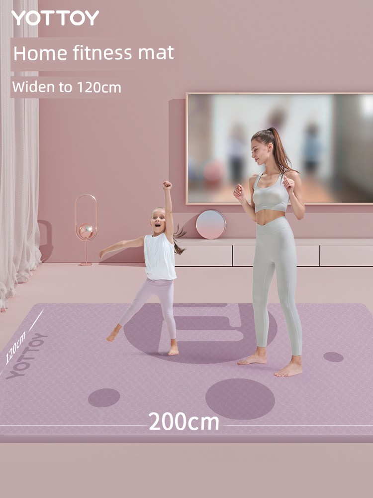 Double Sound Insulation Sports Dance Shock Absorption Aerobics Yoga Mat