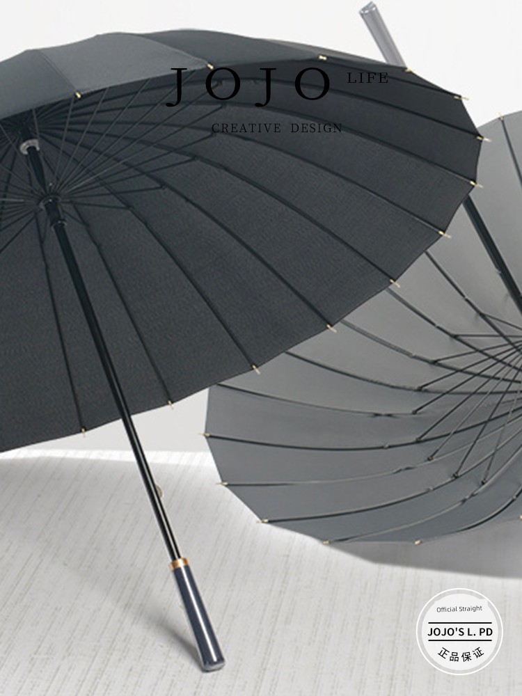 Jojo's L. Pd. Team. Outdoor Extra-Large Long Handle Golf Umbrella Business Storm-Resistant Straight Umbrella | Soldier Team