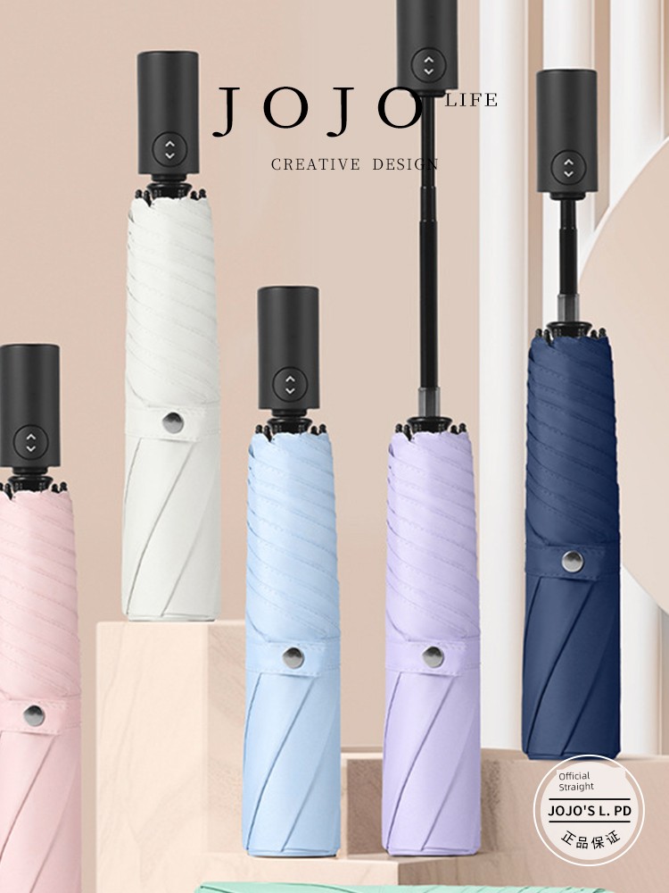Jojo's L. Pd. Ruin. Anti-Rebound Three Foldable Vinyl Sun-Proof Sun Umbrella Lightweight Umbrella | Soldiers Destroyed