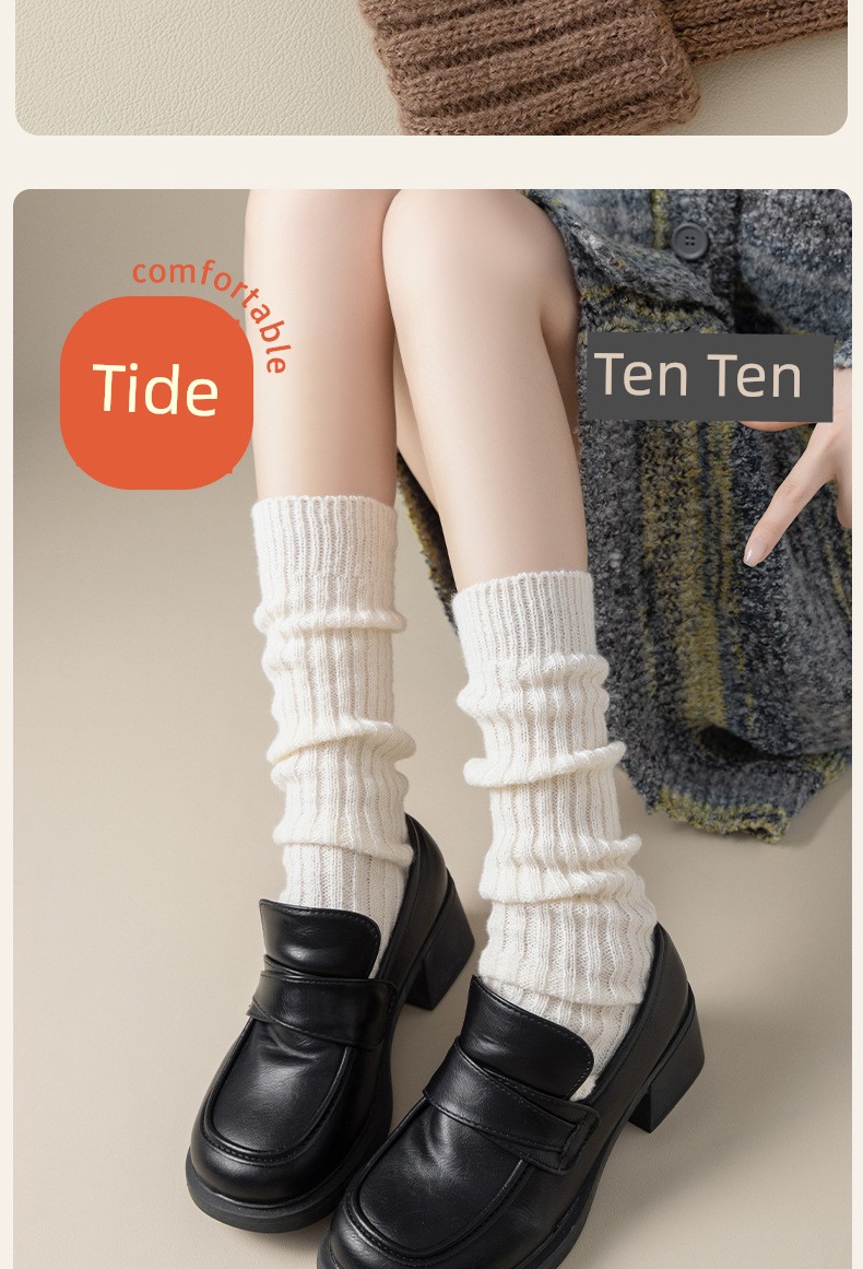 Warm Shark Leg Warmers & Socks Set for Women