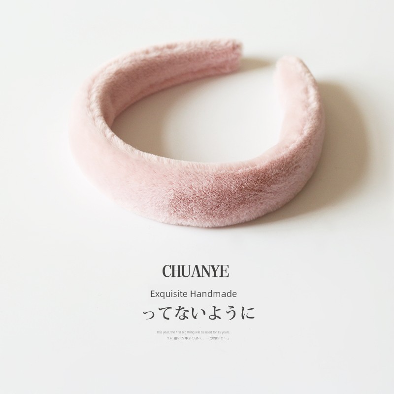 Kawano Imitation Rabbit Fur Fall and Winter Internet Celebrity Japanese and Korean Outing Headband
