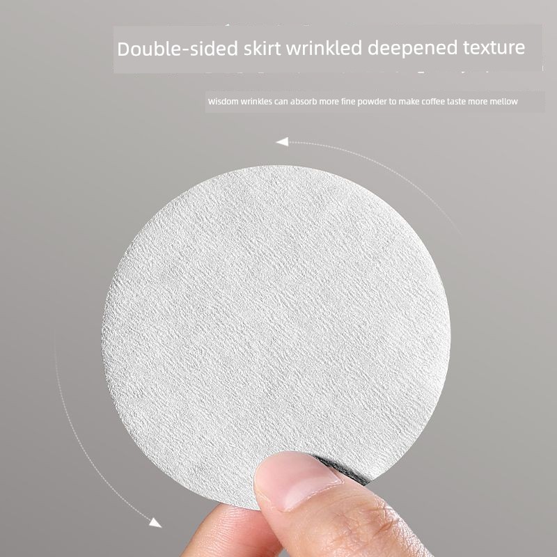 ورق فلتر دائري لمoka Pot آلة قهوة إيطالية مع مقبض...